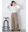 センタープレスツータックスラックス