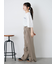 センタープレスツータックスラックス
