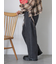 ワンタックストレートデニムパンツ