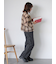 ワンタックストレートデニムパンツ
