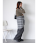 ワンタックストレートデニムパンツ