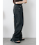 ワンタックストレートデニムパンツ