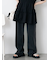 ワンタックストレートデニムパンツ