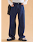ワンタックストレートデニムパンツ