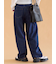 ワンタックストレートデニムパンツ