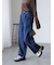 ワンタックストレートデニムパンツ