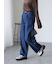 ワンタックストレートデニムパンツ