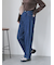 ワンタックストレートデニムパンツ