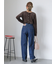 ワンタックストレートデニムパンツ