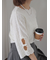 袖リボンカットソー