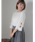 袖リボンカットソー