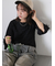 袖リボンカットソー
