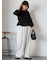 カットタックパンツ