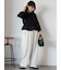 カットタックパンツ