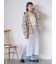 2WAY袖チェックオーバーシャツ