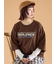 リメイク風6分袖スウェット