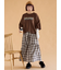 リメイク風6分袖スウェット