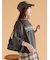 リメイク風6分袖スウェット