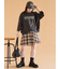 リメイク風6分袖スウェット