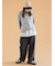 リメイク風6分袖スウェット