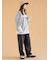 リメイク風6分袖スウェット