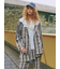 アシメプリーツミニスカート