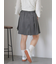 アシメプリーツミニスカート