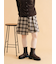 アシメプリーツミニスカート