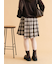 アシメプリーツミニスカート