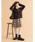 アシメプリーツミニスカート