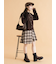 アシメプリーツミニスカート