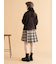 アシメプリーツミニスカート