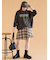 アシメプリーツミニスカート