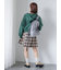 アシメプリーツミニスカート