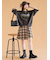 フロントジップサイドゴアブーツ