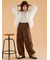 総レースフリルブラウス