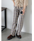 センタープレスストレートスラックス