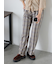 センタープレスストレートスラックス