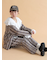 センタープレスストレートスラックス