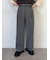 センタープレスストレートスラックス