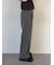 センタープレスストレートスラックス