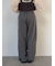 センタープレスストレートスラックス
