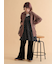 ベロアフレアパンツ