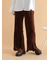 ベロアフレアパンツ