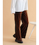 ベロアフレアパンツ