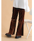 ベロアフレアパンツ