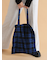 チェックトートバッグ