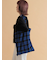 チェックトートバッグ