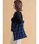 チェックトートバッグ