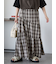 チェックティアードスカート